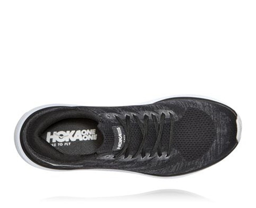 Hoka One One Cavu 3 Löparskor Herr - Svarta/Vita - HZRMQ-8672